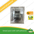 [100 pcs] bread pack with self-adhesive for individual packing of graham bars, cookies, bread & others