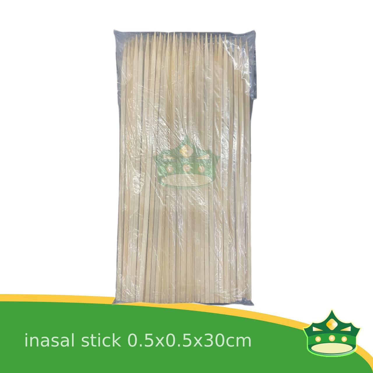 [100 pcs] chicken inasal stick 12 inch long strong square stick suitable for big chicken part barbeque chicken stick