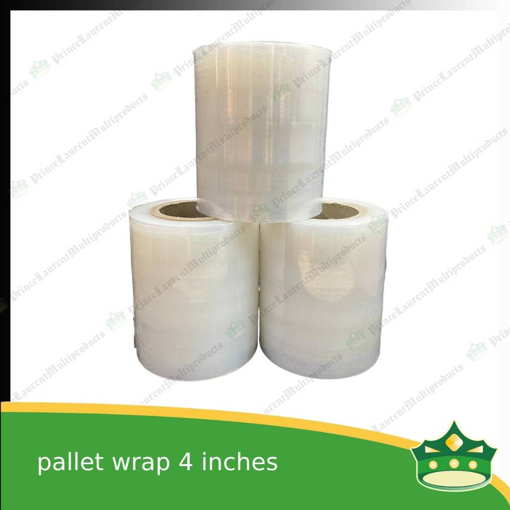 Pallet wrap or stretch wrap 4 inches for wrapping / protecting products or items