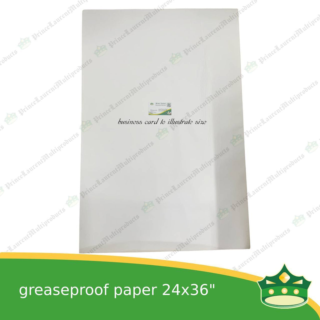 [24 pcs] greaseproof paper sheet 24x36 inches LARGE THICK for wrapping food, other products, baking and cooking