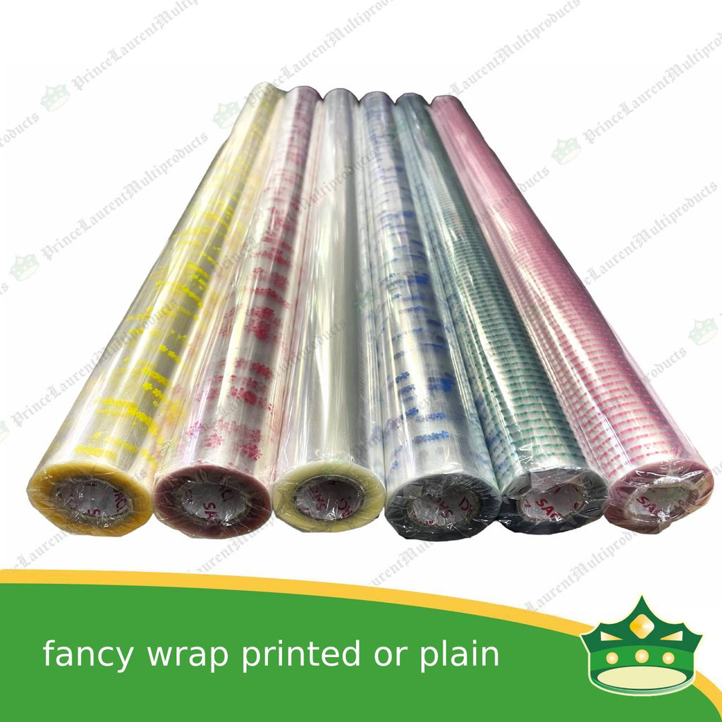 [1 roll] floral wrap, bilao wrap, plastic with design, flower bouquet, bulaklak, plastic cover