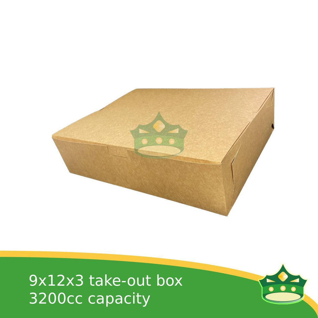 [20 pcs] jumbo paper take-out box 3200cc for large capacity catering, events, celebration