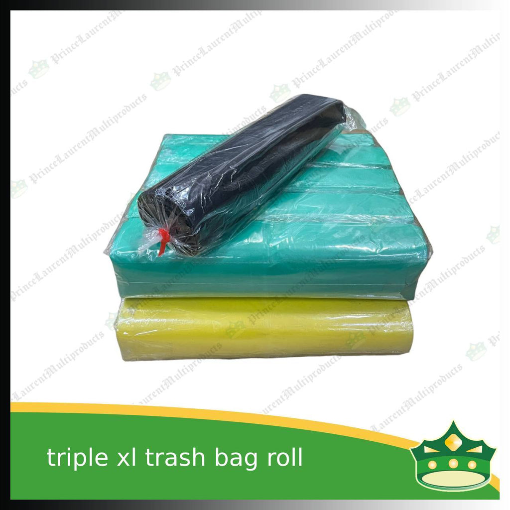 [10 pcs] XXXL trash bag 42x50" for triple size garbage bins