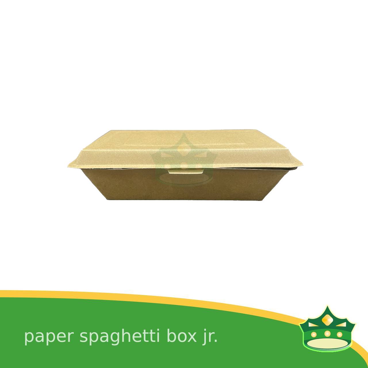 [1000 pcs] paper spaghetti jr. box kraft brown for take-outs and delivery of meals, ulam, rice toppings, appetizers, kanin at ulam balot sa karton, laminated inside no leak sauce