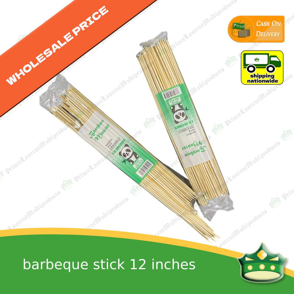 [1 case] Barbeque Stick, Bamboo 12 Inches for wholesale price