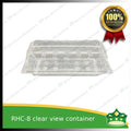 [50 pcs] ops clear clamshell container RHC-8 container chiffon roll cakes