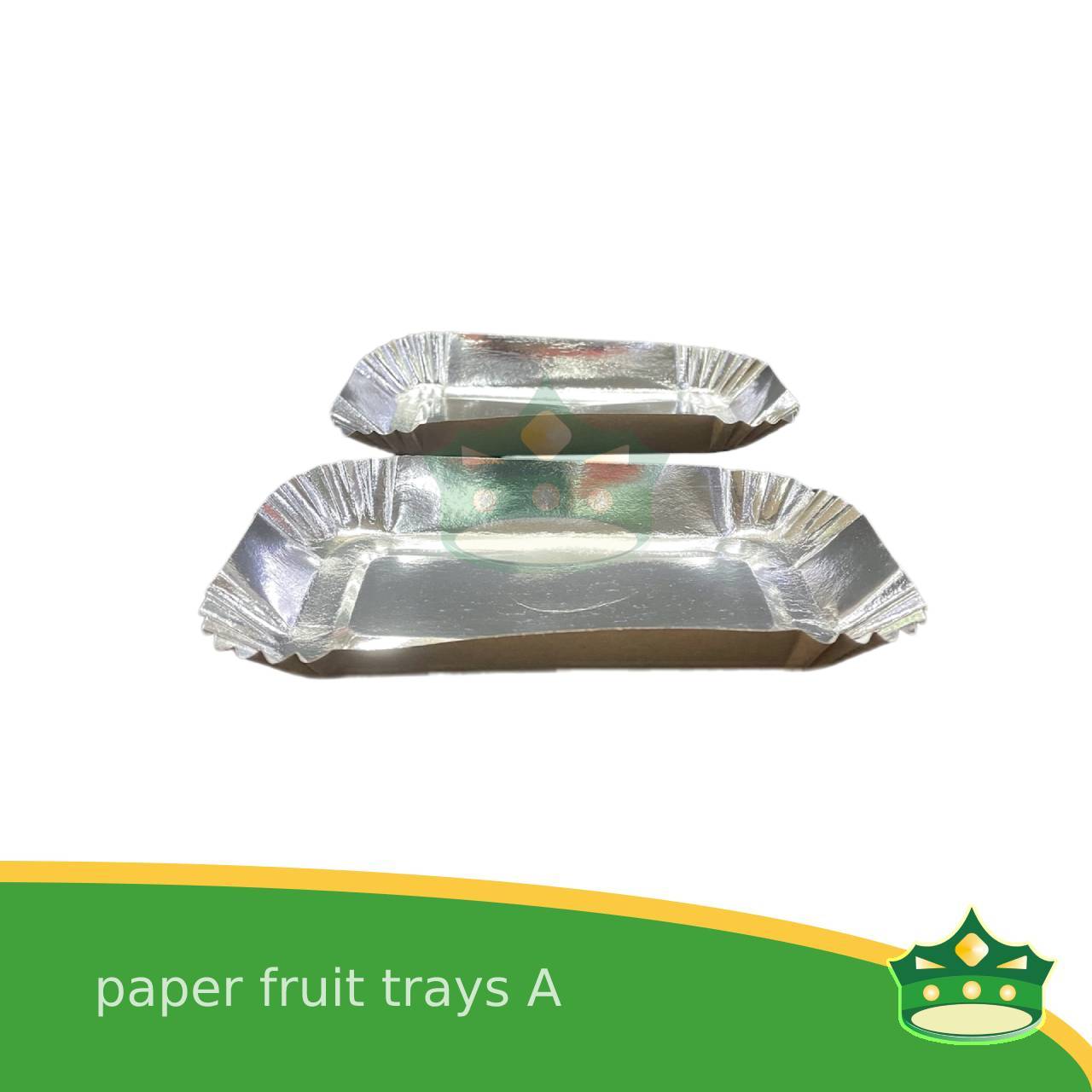 [20 pcs] paper fruit tray A laminated for packing of fruits and vegetables on supermarkets, groceries or palengke, packing of kakanin and other delicacies
