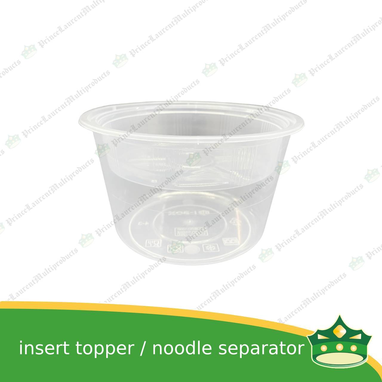 [50 pcs] insert bowl for microwavable bowl and paper bowl, great as ramen or noodle separator