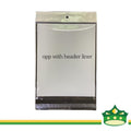 [500 pcs] opp bag with ivory liner and punch hole for display hanging products with resealable flap (medium sizes)