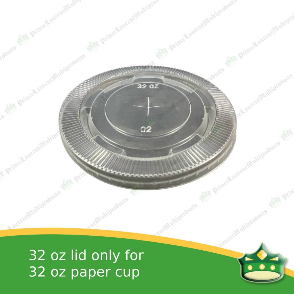 [100 pcs] 32oz cup only or with flat cover or with 390 bowl as combo drink meal