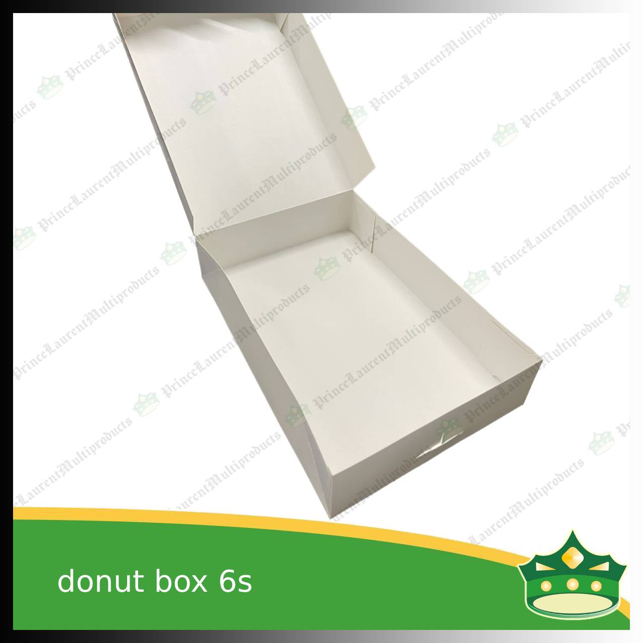 [25 pcs] donut box for 6 pieces donuts