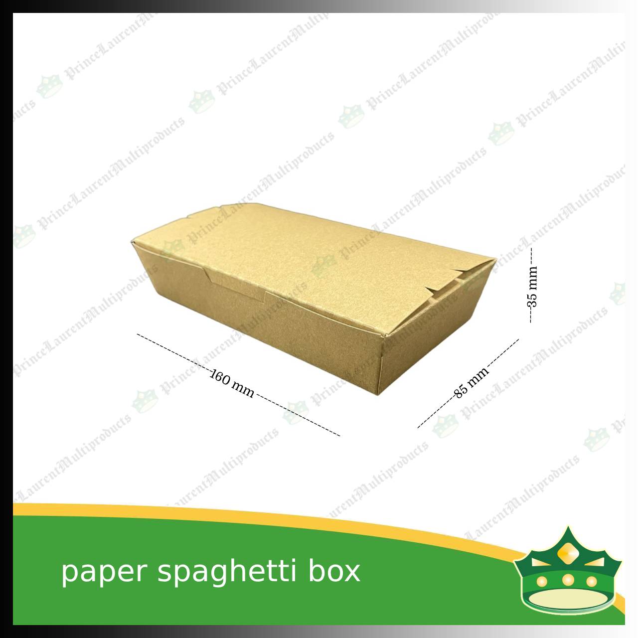 [50 pcs] paper spaghetti box silver coated leak proof for take-out, packed meal, ulam viands, rice toppings, noodles, pansit, merienda