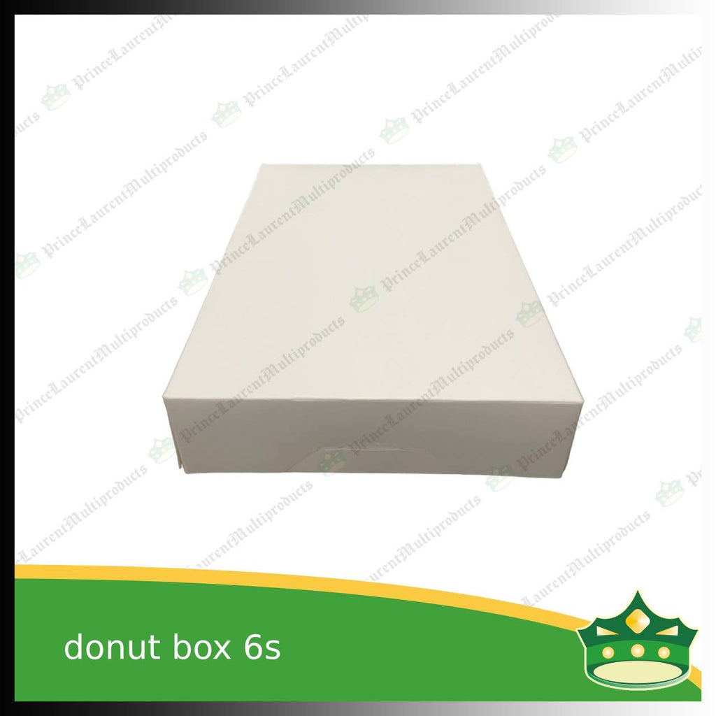 [25 pcs] donut box for 6 pieces donuts
