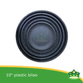 [5 pcs] plastic bilao trays black small sizes