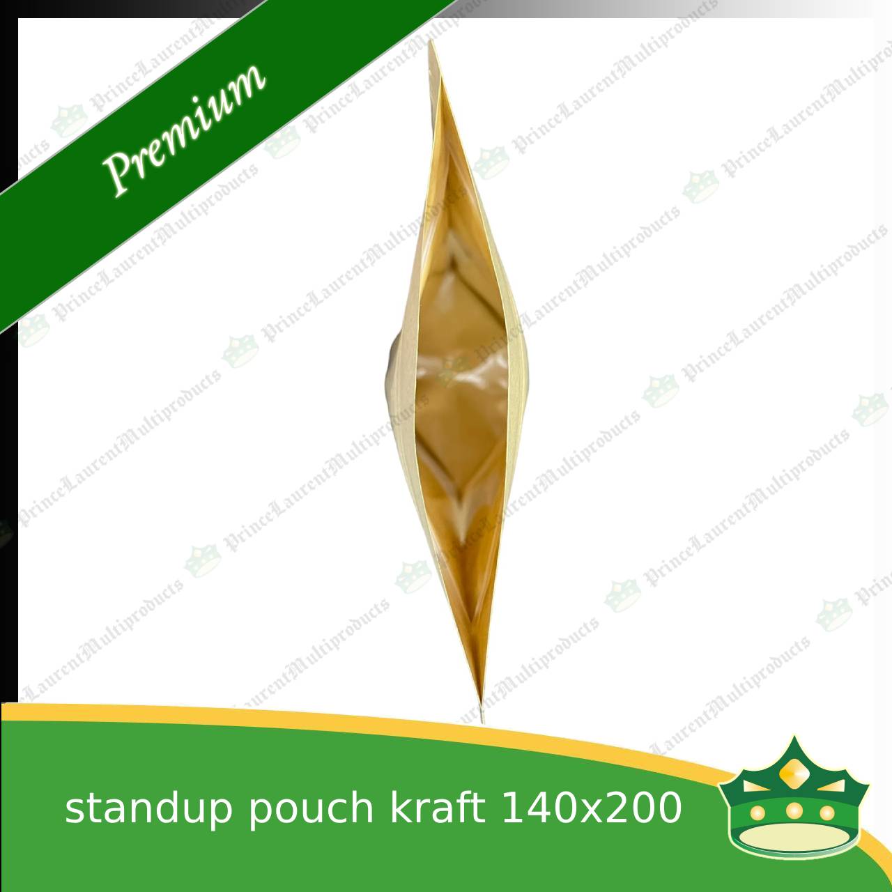 [100 pcs] standup pouch with ziplock kraft with window 140 x 200 mm for repacking corn, peanuts, anchovies dilis, nuts, sweets, sampaloc, chicharon, snacks, baked goodies