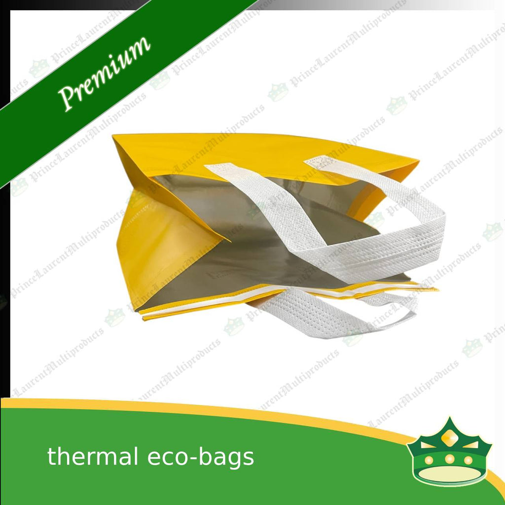 [10 pcs] thermal eco bag ecobag reusable & environment friendly bag