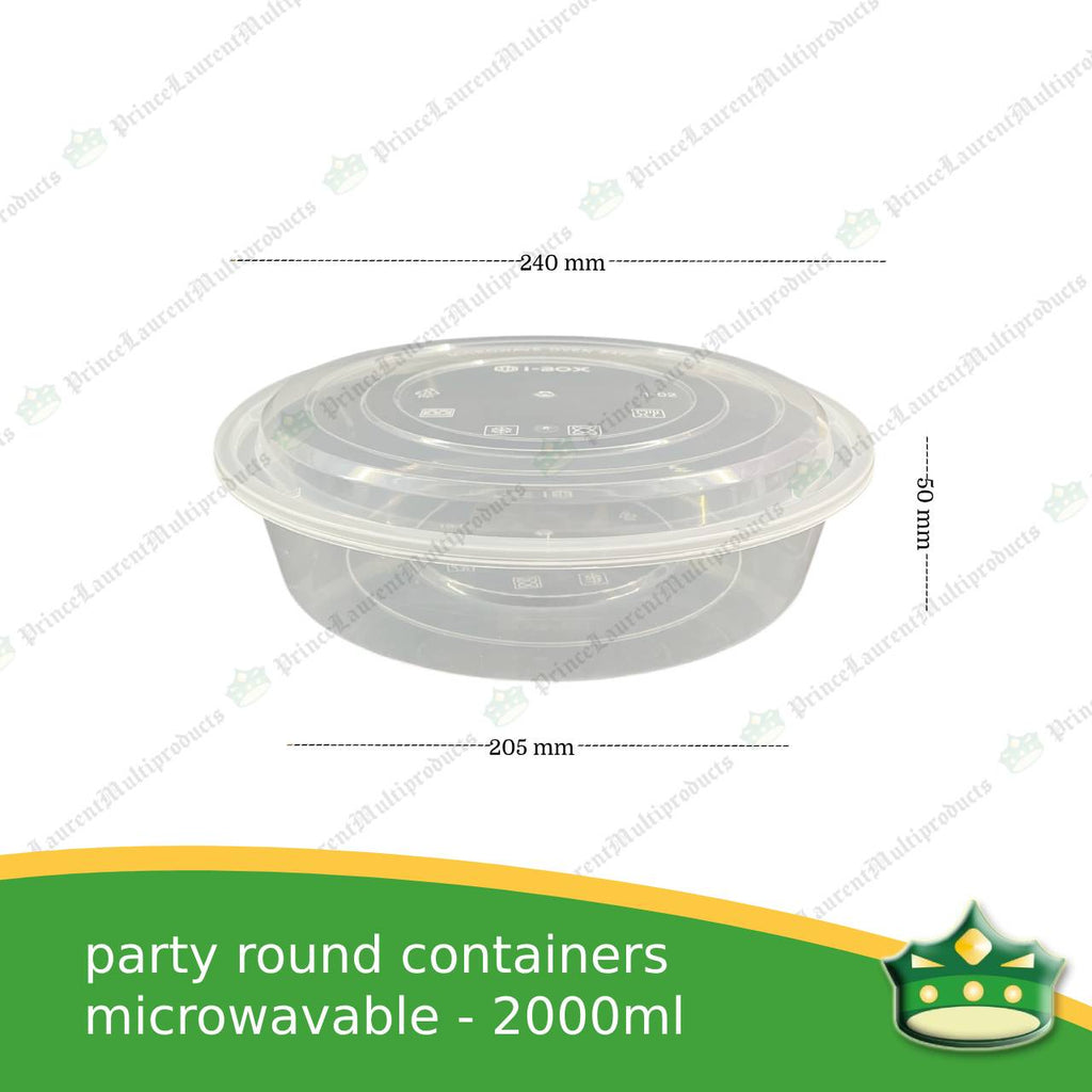 [10 pcs] jumbo party bowl IBOX microwavable bowl container for large food holders / takeout containers -A