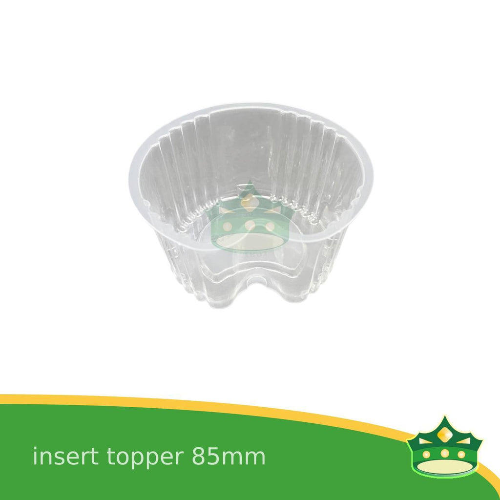 [50 pcs] fries topper cup insert 85mm for French fries holder , dimsum and other food holder on top