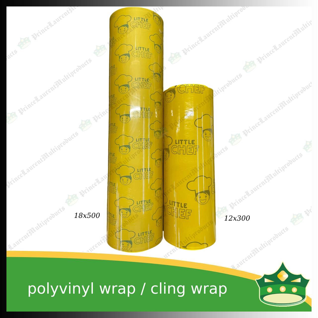 [1 roll] plastic polyvinyl wrap or cling wrap or food wrap to protect surface or items from dirt / moisture