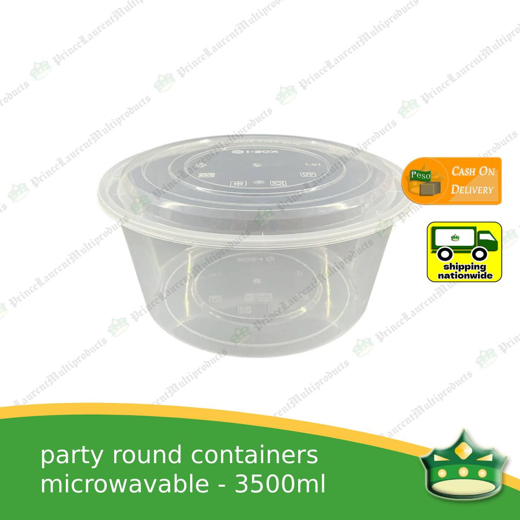 [10 pcs] jumbo party bowl IBOX microwavable bowl container for large food holders / takeout containers -B