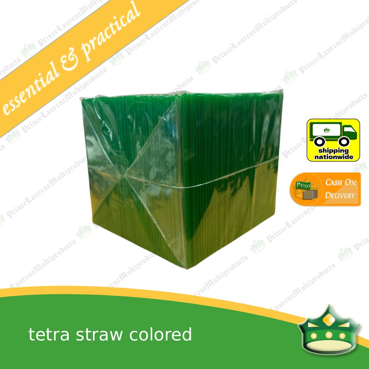 [1 kilo] tetra straw COLORED with sharp tip to puncture hole for sealed juice or as lollipop stick. ice cream stick, candy stick
