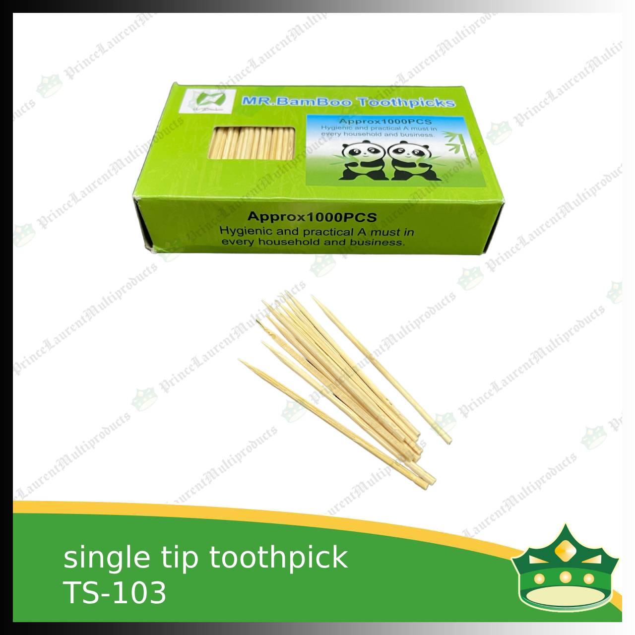 [1000 pcs] bamboo toothpick single tip for hygiene and practicality use in household or restaurant