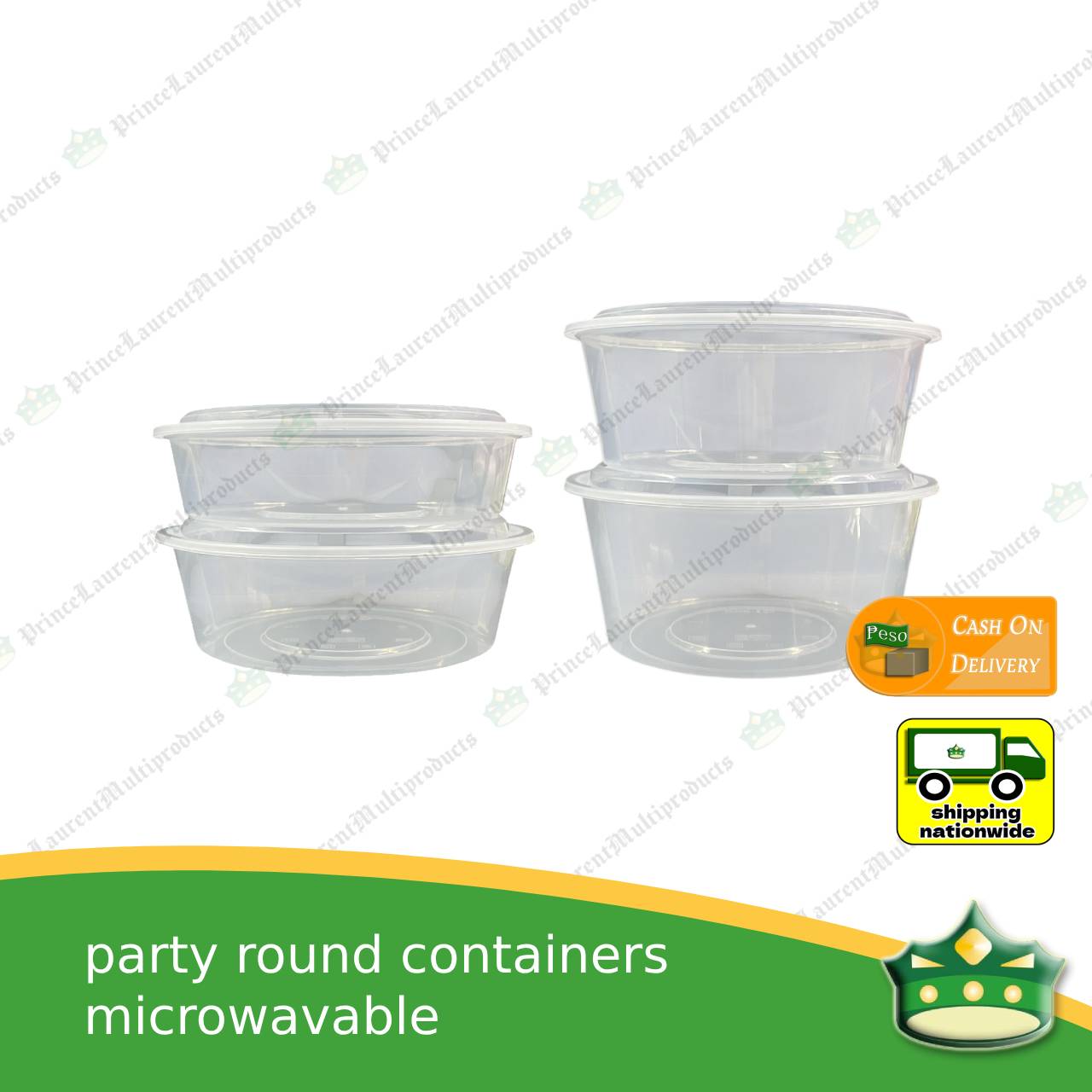 [10 pcs] jumbo party bowl IBOX microwavable bowl container for large food holders / takeout containers -A