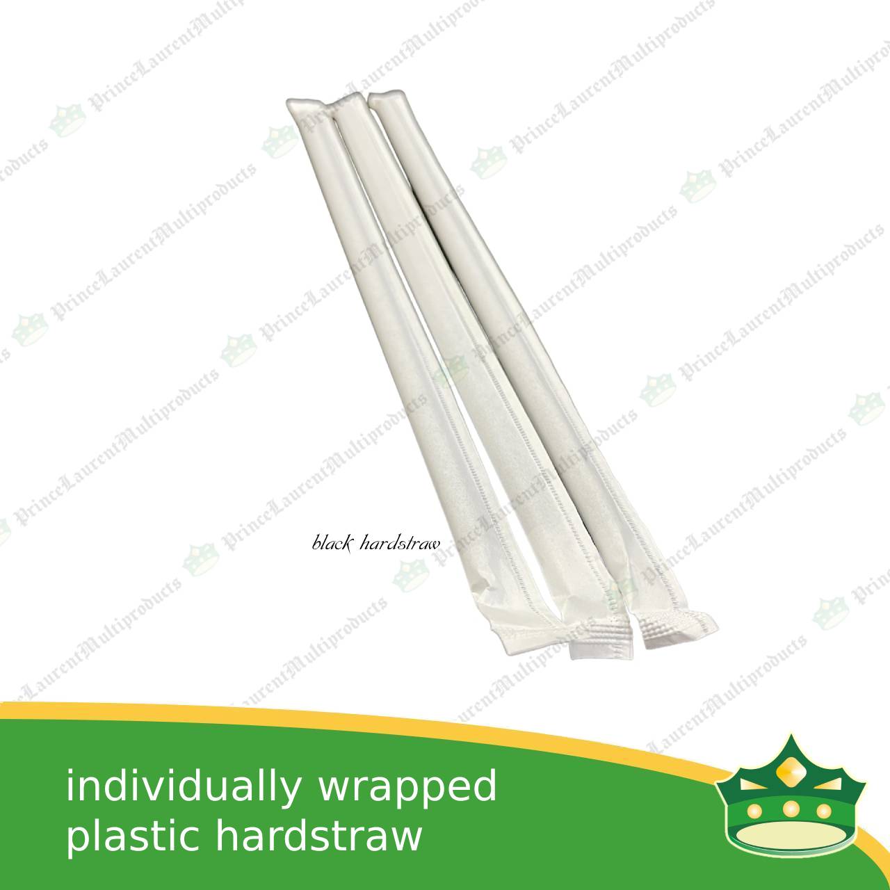 [500 pcs] individually wrapped plastic drinking straw hard straw colored for cold drinks, smoothie, icetea, cold beverages, lemonade, fruit shakes, juices