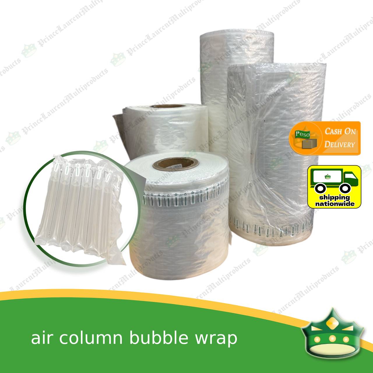 [10 meters] air column bubble wrap for protecting parcels fragile items glass bottles (instruction below)