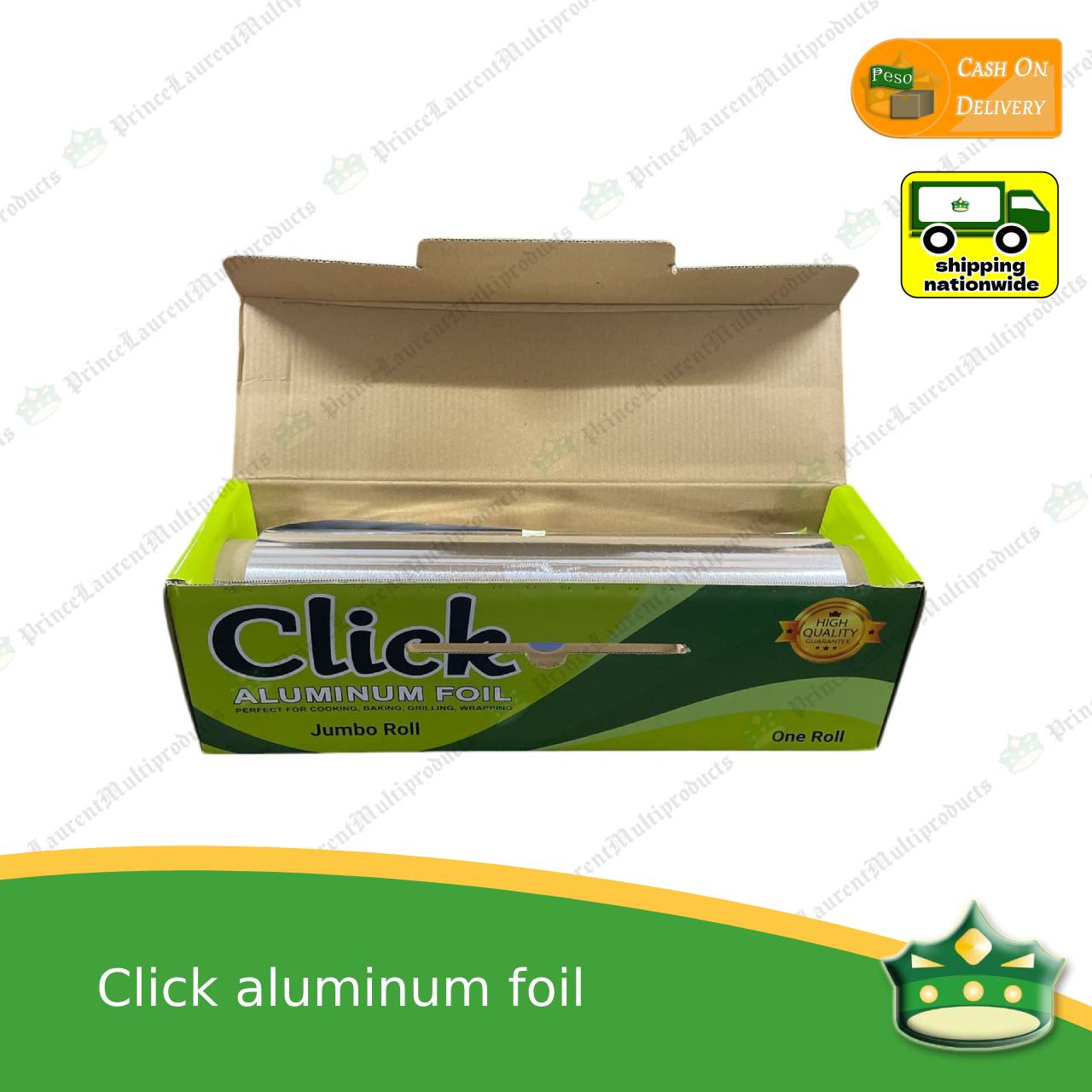 [1.8kg] jumbo aluminum foil extra strength (CLICK brand) for wrapping food, embotido, bangus, inihaw