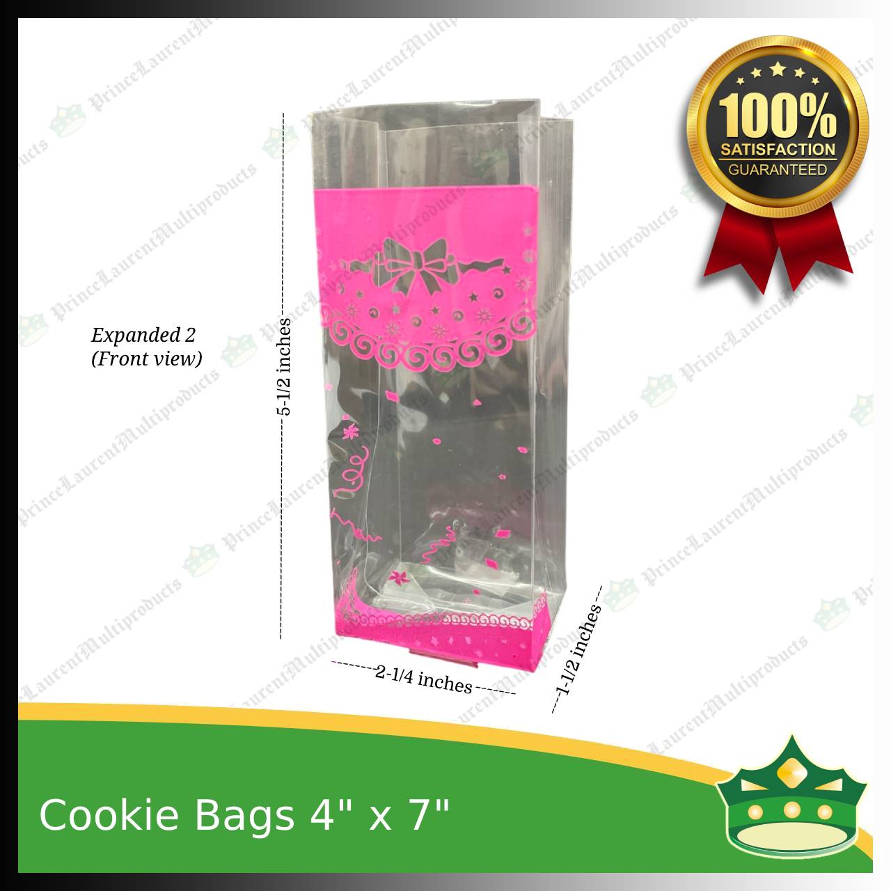 [100 pcs] cookie bag, sampalok bag, brownies bag, yema bag, pastries bag, packaging plastic bags with design