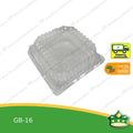 [50 pcs] clear clamshell GB16 OPS clearview food containers for any food products, jap cake, muffins, cakes, hopia, cupcakes, salad, fruit, baked goods