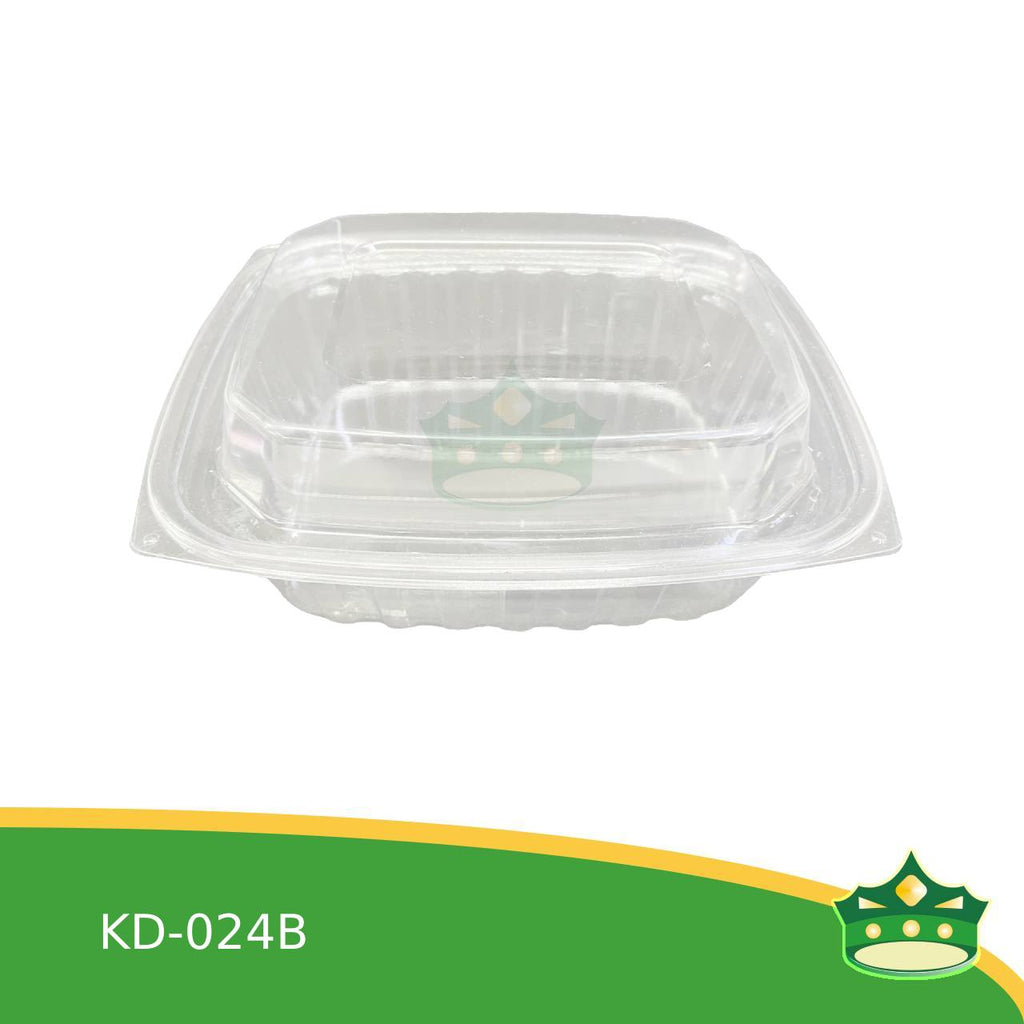 [50 pcs] fruit / vegetables salad container clear OPS clamshell KD-024B