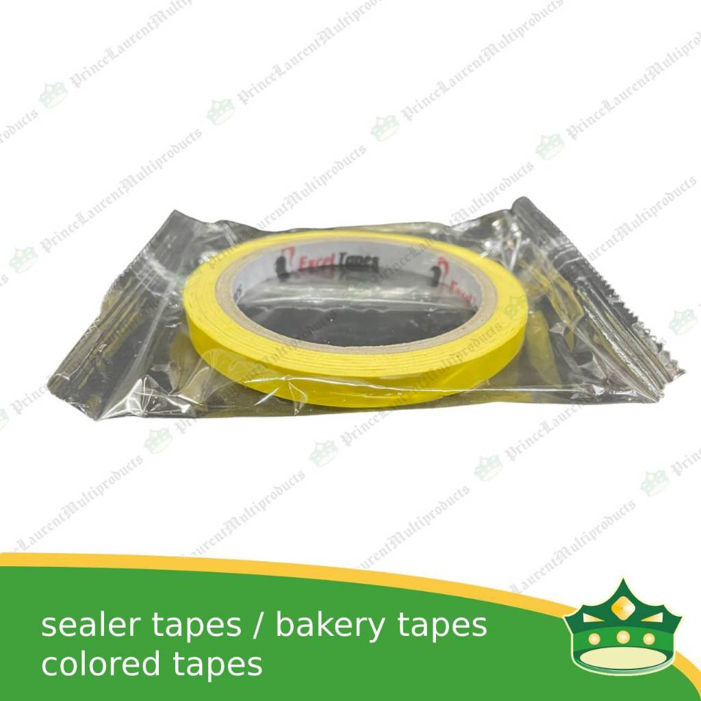 [1 roll] bakery tape or pvc colored tape or sealer tape