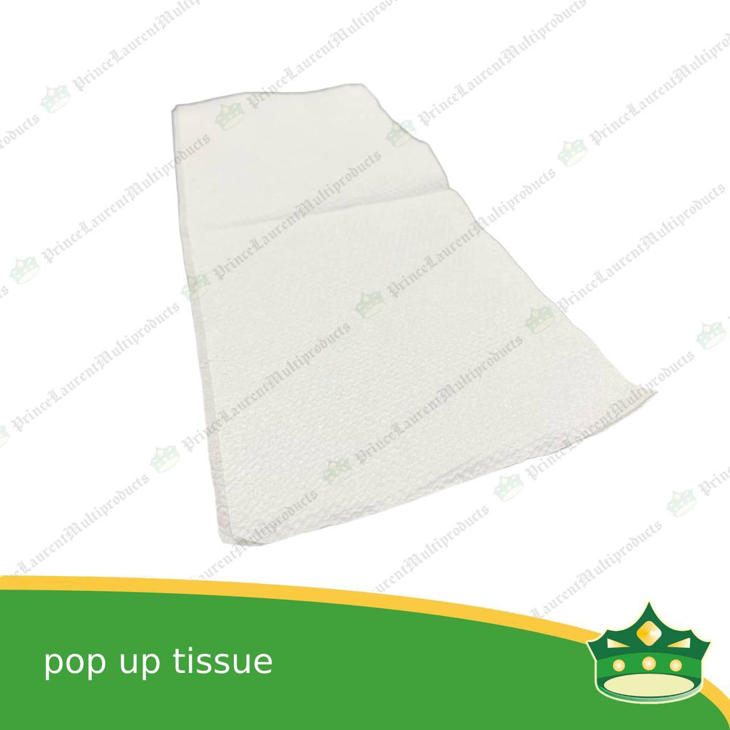 [100 pulls] pop up tissue interleave tissue pure pulp 2-ply for miscellaneous use, wipe, table napkin, table tissue, convenient pull up tissue, mouth wipe