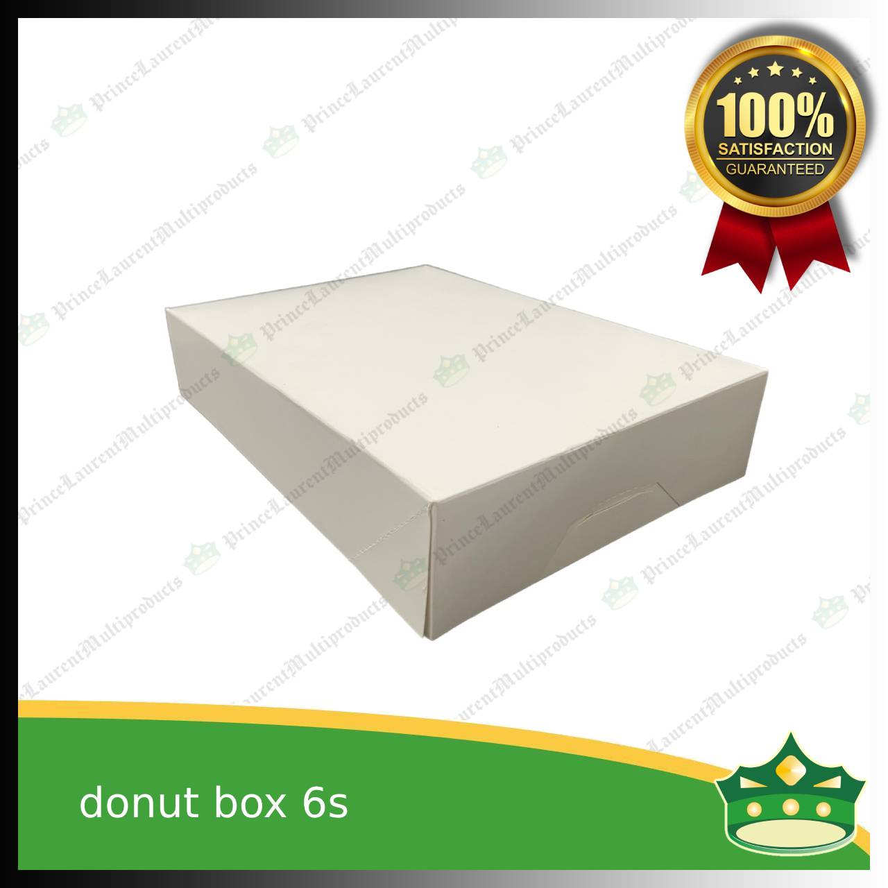 [25 pcs] donut box for 6 pieces donuts