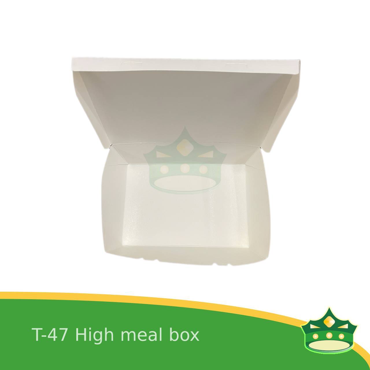 [25 pcs] paper meal box deep white laminated for deeper capacity meals, viands, ulam, rice toppings, pansit, noodles, take-outs, food deliveries, leak-proof, saucy take-outs