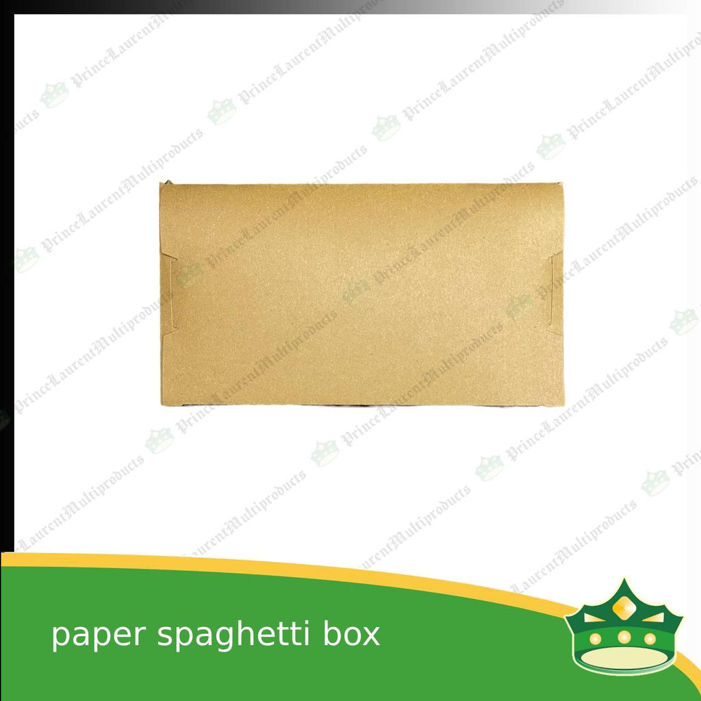[25 pcs] paper spaghetti box kraft brown for take-outs and delivery of meals, ulam, rice toppings, appetizers, kanin at ulam balot sa karton, laminated inside no leak sauce