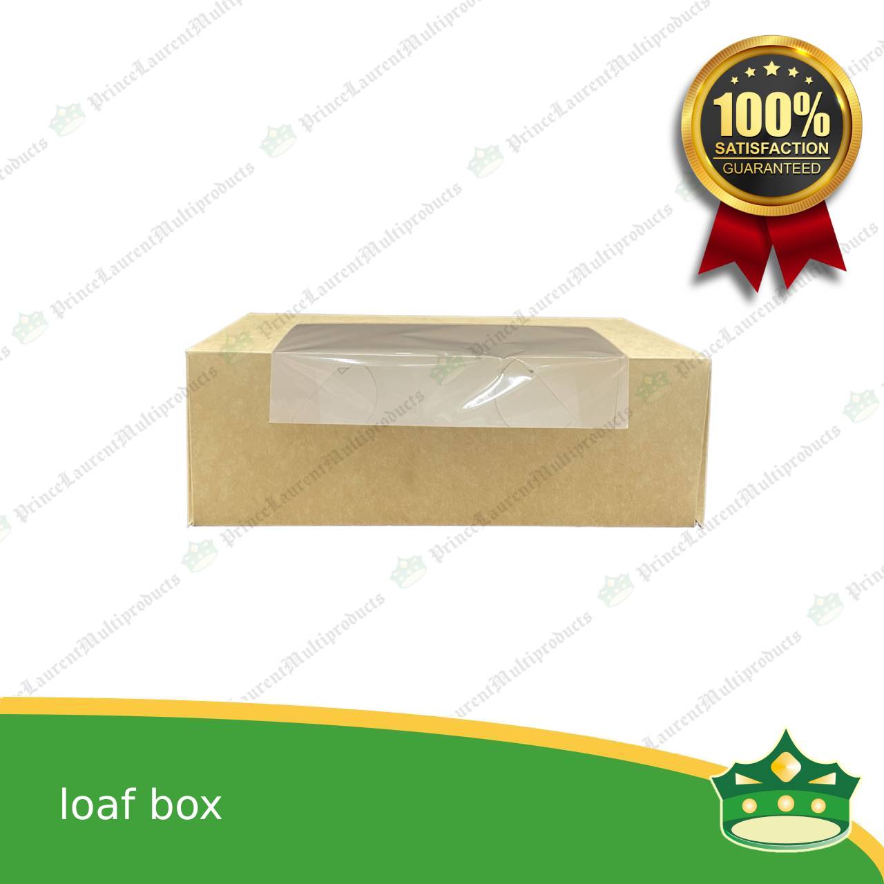 [20 pcs] loaf paper box with window for loaf bread pastry baked product
