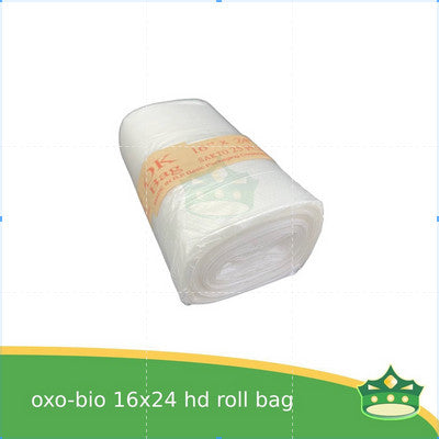 [1pack=5rolls x 25pcs=125ps] 16x24 Biodegradable plastic bags / biodegradable Hd bags / plastic labo