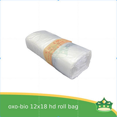 [1pack=5rolls x 100s=500pcs] 12x18 Biodegradable plastic bags / biodegradable Hd bags / plastic labo