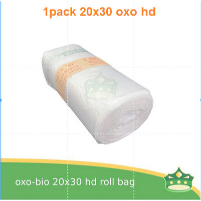 [1pack=5rolls x 20s=100pcs] 20x30 Biodegradable plastic bags / biodegradable Hd bags / plastic labo