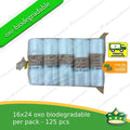 [1pack=5rolls x 25pcs=125ps] 16x24 Biodegradable plastic bags / biodegradable Hd bags / plastic labo